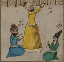 The Poets Firdawsi, 'Unsuri, and 'Asjadi - Walters W6032B - Full Page.png