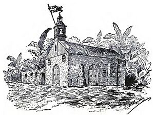 The church of Baler from "Under the red and gold".jpg
