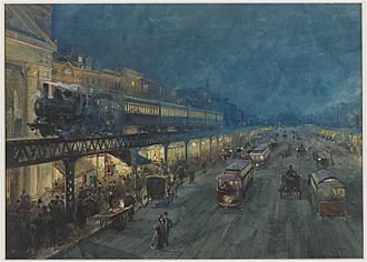 Archivo:William Louis Sonntag Jr. -- Bowery at Night