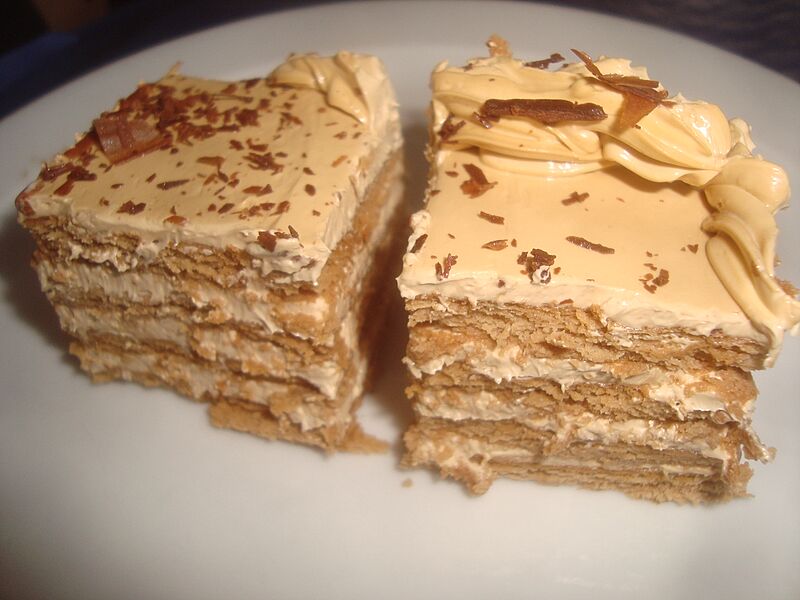 Coca moka . Tarta de Moka