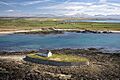 Aerial View of St Cwyfan's Church