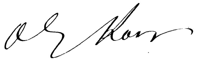 Alphonse Karr Signature