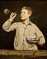 Boy Blowing Bubbles Edouard Manet