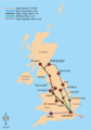 British main lines railway diagram