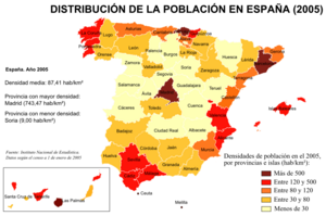 Archivo:Densidades de población en España (2005)