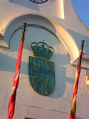 Archivo:Detalle heráldico del ayuntamiento de Villanueva del Pardillo
