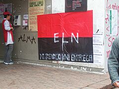 ELN guerrilla poster