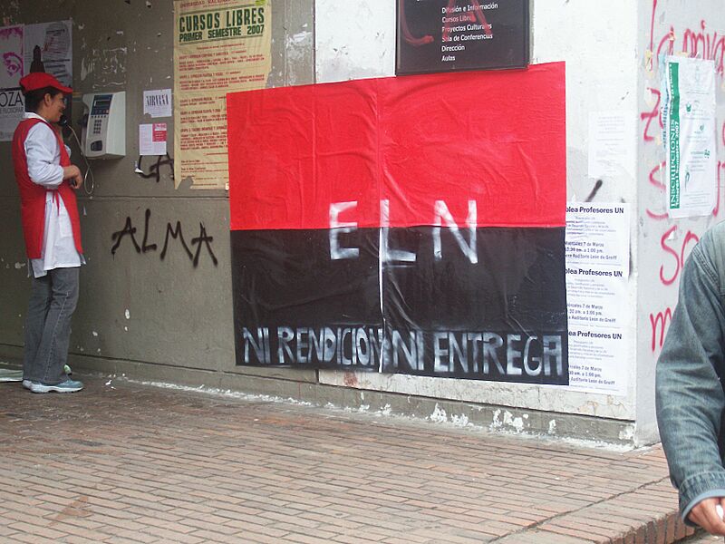 ELN guerrilla poster
