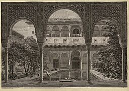 Felipe cardano-Estanque Real del Patio de la Alhambra de Granada