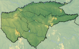Sierra de Tunahí ubicada en Guaviare