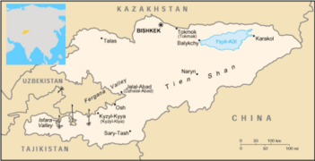 Kyrgyzstanmap