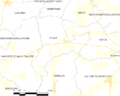 Map commune FR insee code 53132