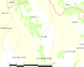 Map commune FR insee code 64199