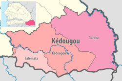 Map of the departments of the Kédougou region of Senegal.png