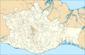 Mexico Oaxaca location map (urban areas)