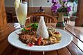 Nasi campur as art, Ubud, Indonesia