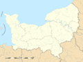 Normandie region location map