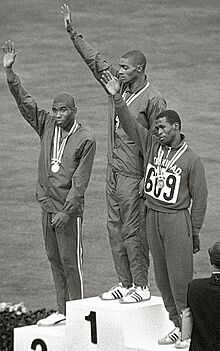 Paul Drayton, Henry Carr, Edwin Roberts 1964.jpg
