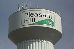 Pleasant Hill water tower.JPG
