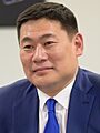 Prime Minister Oyun-Erdene Luvsannamsrai of Mongolia discussed space cooperation with NASA at a meeting on 4 August 2023 at the NASA Headquarters in Washington, D.C. (cropped)