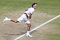 Roger Federer serve in Wimbledon 2012