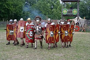 Archivo:Roman legion at attack