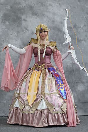 Archivo:San Diego Comic-Con 2024 Masquerade - Cosplay of Zelda 2