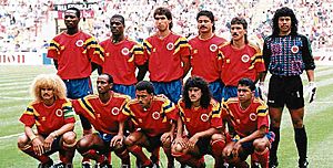 Archivo:Selección de fútbol de Colombia, Italia 90