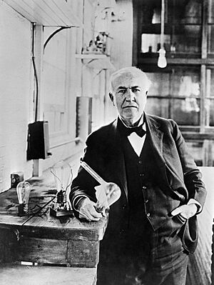 Archivo:Thomas edison glühbirne Getty 450854582