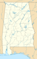 USA Alabama location map