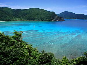 Archivo:View of Katetsu cove from nearby Manen-zaki