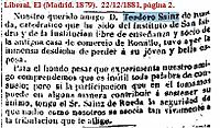 Archivo:1881-12-22-Teodoro-Sainz-Rueda-condoglianze