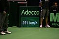 251 kmph serve by Ivo Karlovic Davis Cup 05032011 1 Zagreb