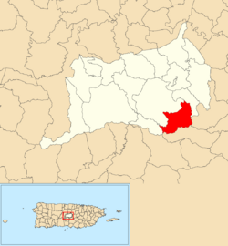 Bauta Arriba, Orocovis, Puerto Rico locator map.png