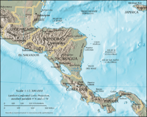 Archivo:CIA map of Central America
