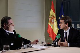 Archivo:Carlos Herrera entrevista a JLRodríguez Zapatero