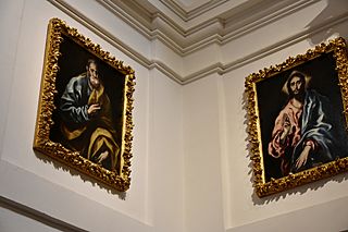 Cathedral of Toledo, sacristy, with paintings by El Greco (3) (29789543955).jpg