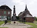Chéry-lès-Rozoy (Aisne) monument aux morts et église