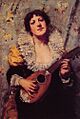 Chase William Merritt The Mandolin Player 1878
