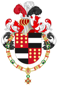 Archivo:Coat of Arms of Alfonso López Michelsen (Order of Isabella the Catholic)