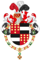 Coat of Arms of Alfonso López Michelsen (Order of Isabella the Catholic)