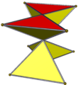 Crossed crossed-square prism