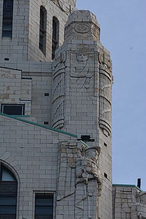 Archivo:Details of the LeVeque Tower in Columbus, OH, US (04)