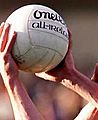 Gaelic football ball
