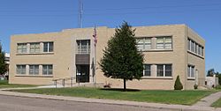 Hayes County, Nebraska courthouse from SE 1.JPG