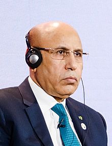 His Excellency Mohammed Ould Cheikh El Ghazouani, President of Mauritania, at the UK-Africa Investment Summit, 20 January 2020 (cropped).jpg