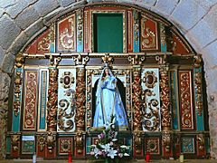 Iglesia de Adina, Sanxenxo (retablo)