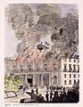 Incendio del Teatro Real de Madrid en 1867