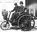 Léon Serpollet et Ernest Archeadon dans Paris-Lyon 1890