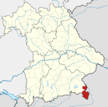 Locator map BGL in Bavaria.svg